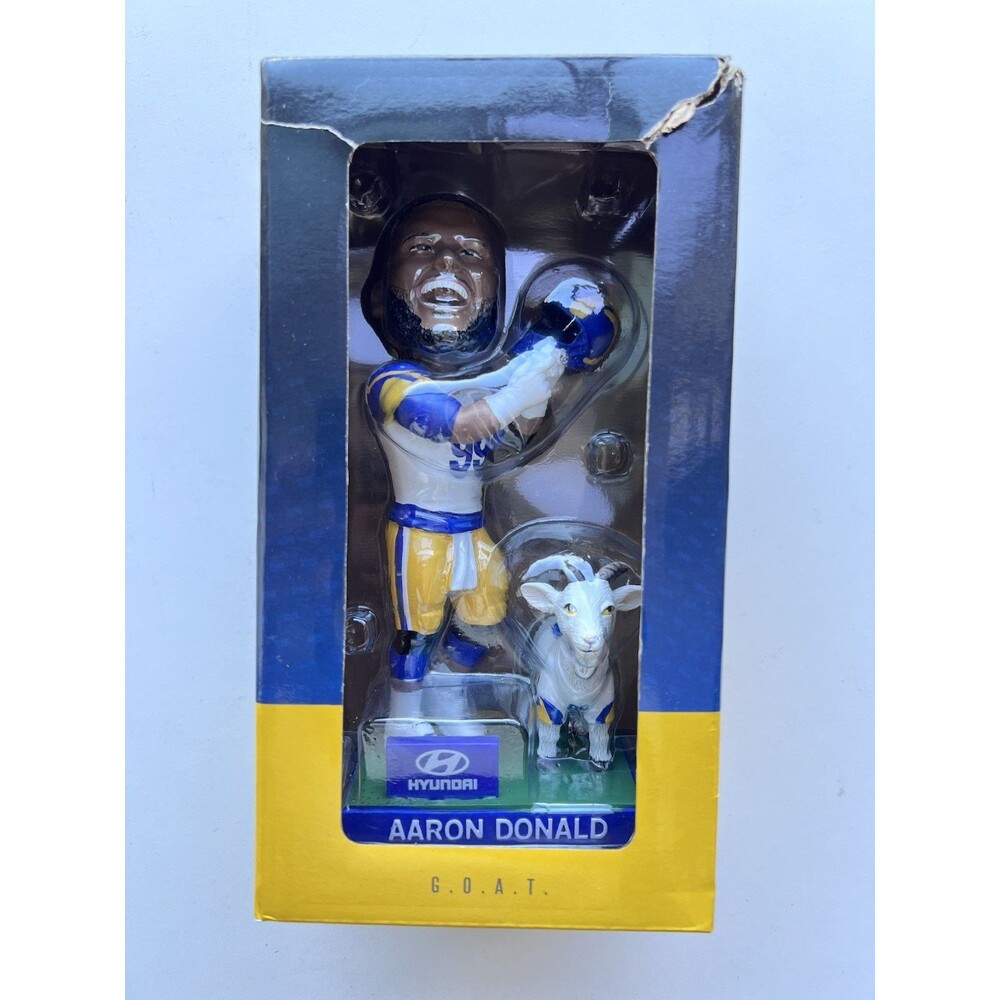 Aaron Donald Bobblehead Los Angeles Rams  11/23/25 SoFi Giveaway GOAT